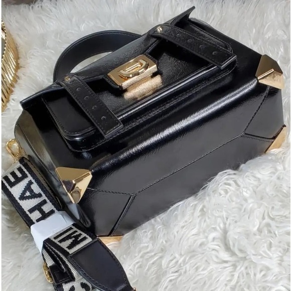 NWT-Michael Kors Manhattan Medium Patent Satchel - Picture 7 of 10